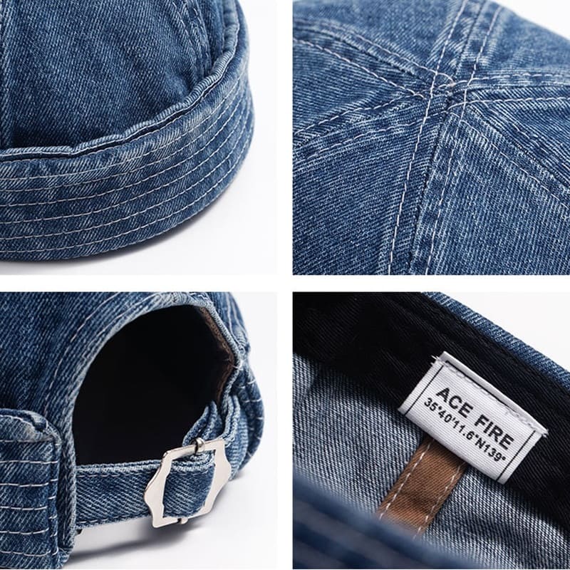 Bansky Blue Denim Docker Cap