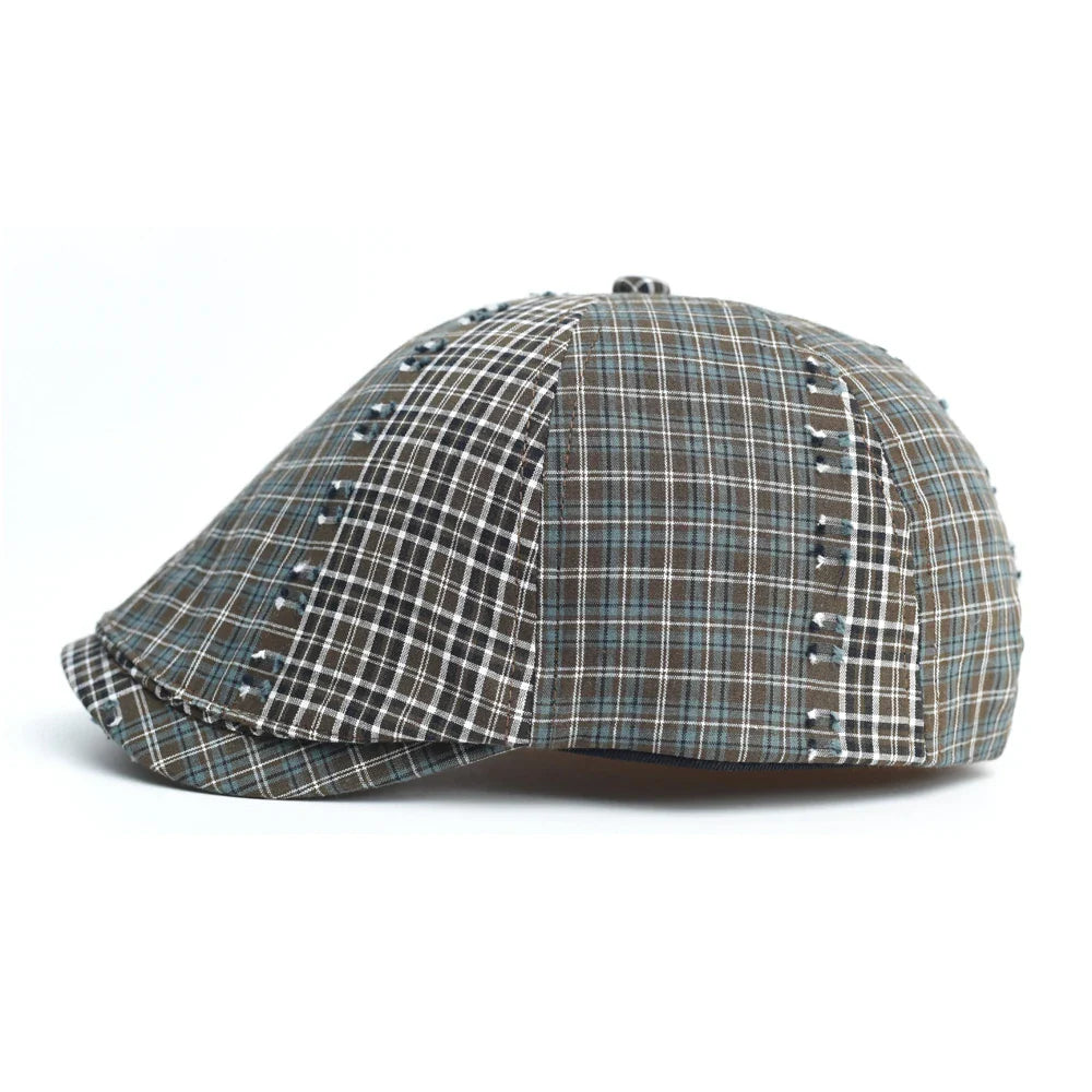 Boulogne Patchwork Gatsby Cap