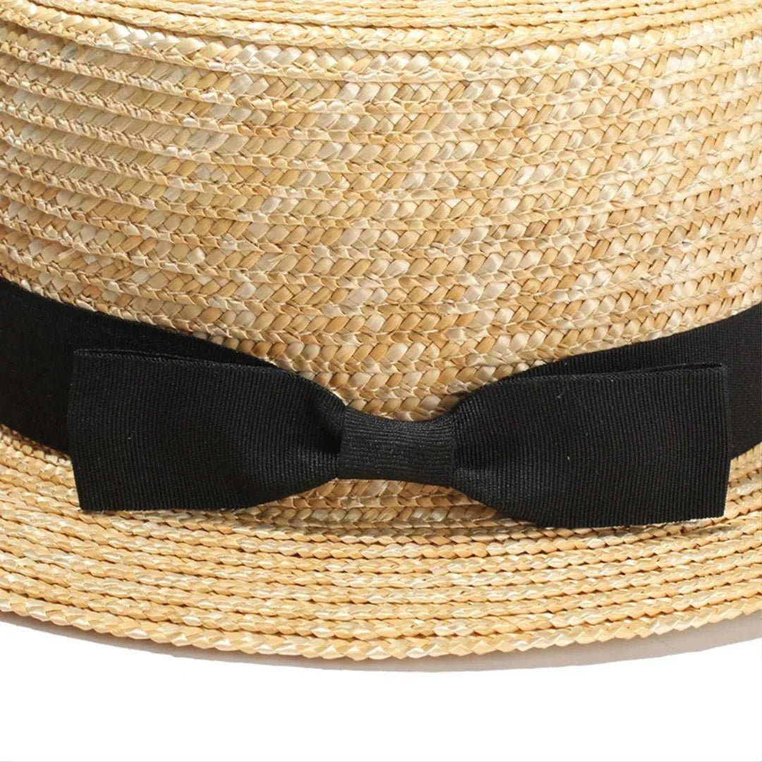 Eivissa Summer Straw Boater Hat