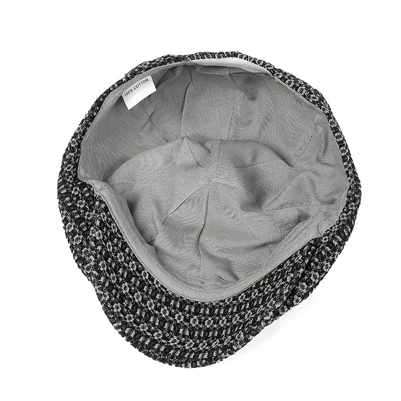 Gautier Vintage Tartan Newsboy Cap