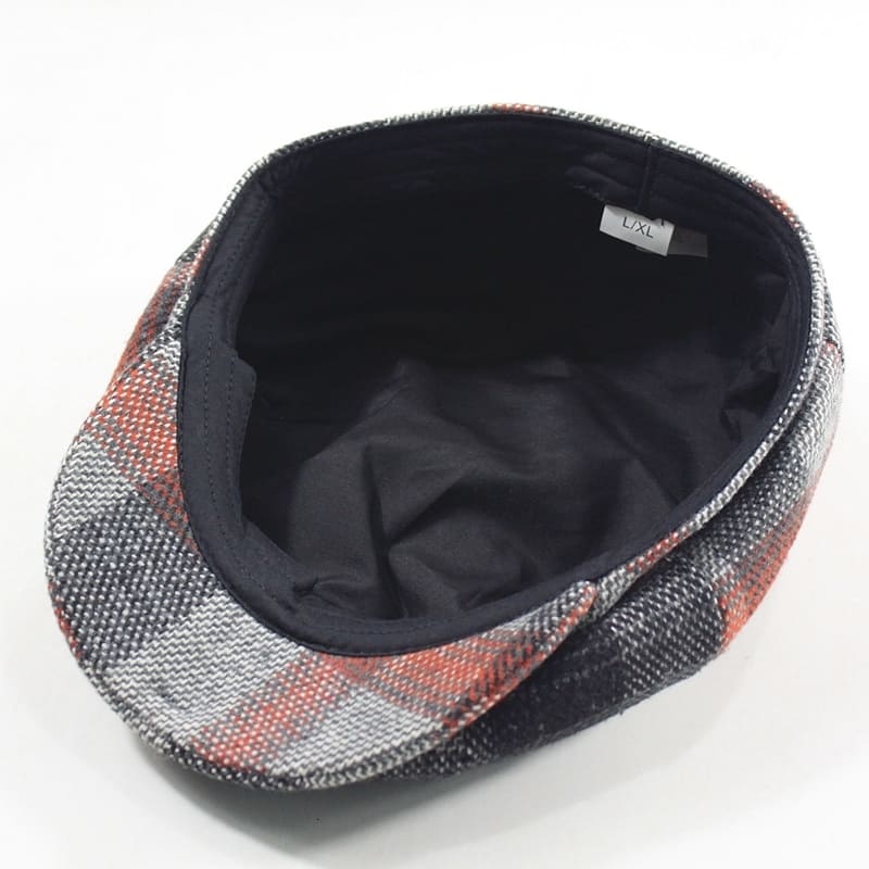 Ragdale Tartan Wool Newsboy Cap