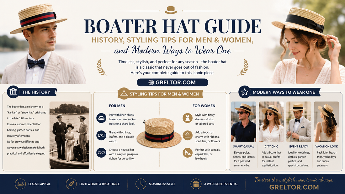 Boater Hat Guide: History, Styling Tips for Men & Women, and Modern Ways to Wear One