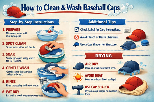 How to Clean and Wash Baseball Caps?