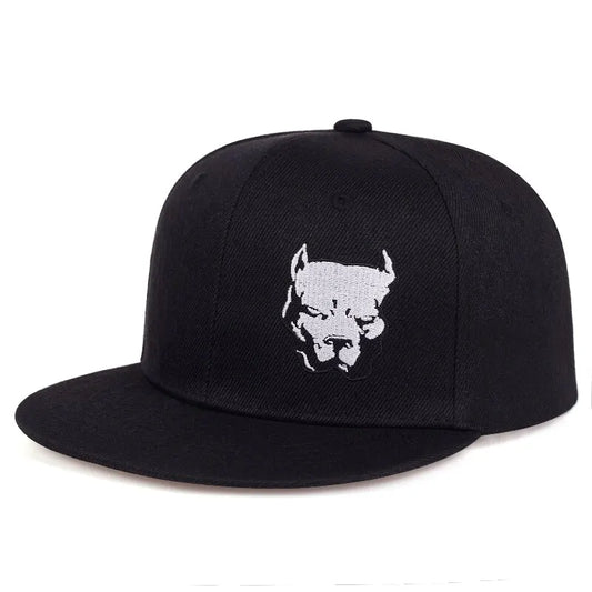 American Rottweiler Black Snapback Cap