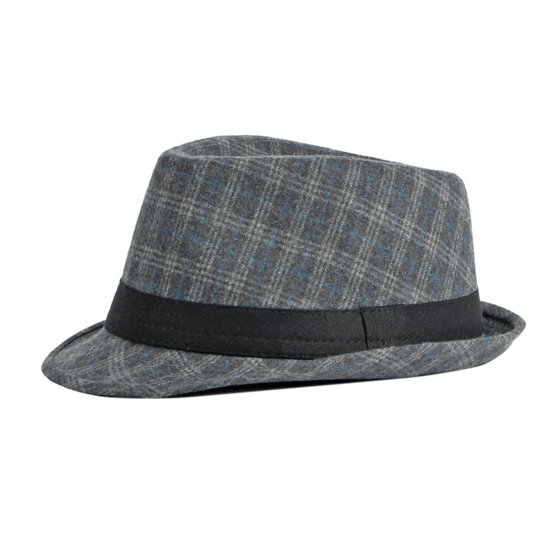 plaid-vintage-jazz-fedora-retro