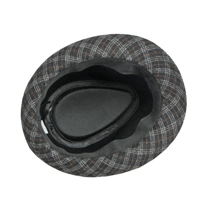 plaid-vintage-jazz-fedora-retro