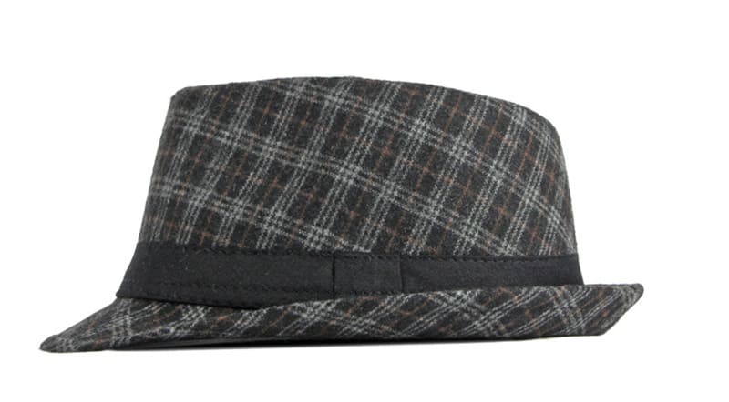 plaid-vintage-jazz-fedora-retro