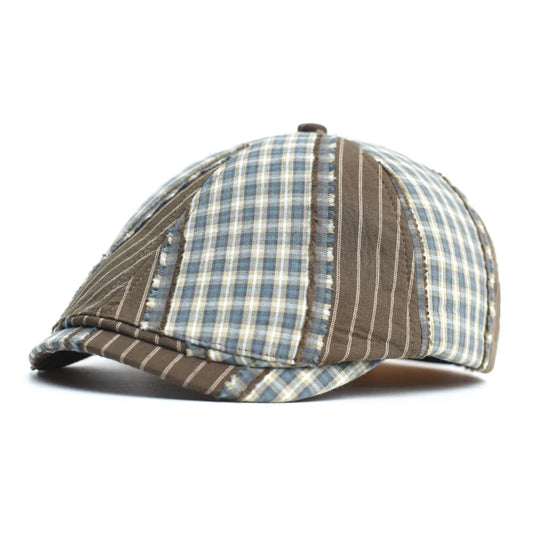 Boulogne Patchwork Gatsby Cap