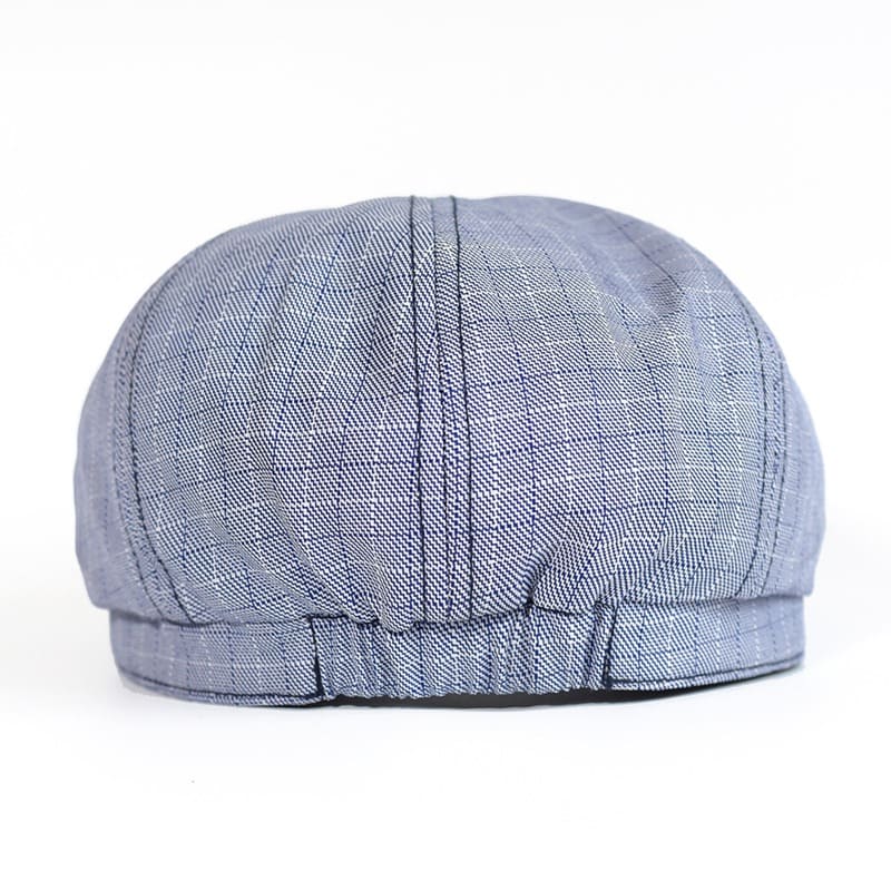Brampton Plaid Cotton Newsboy Cap
