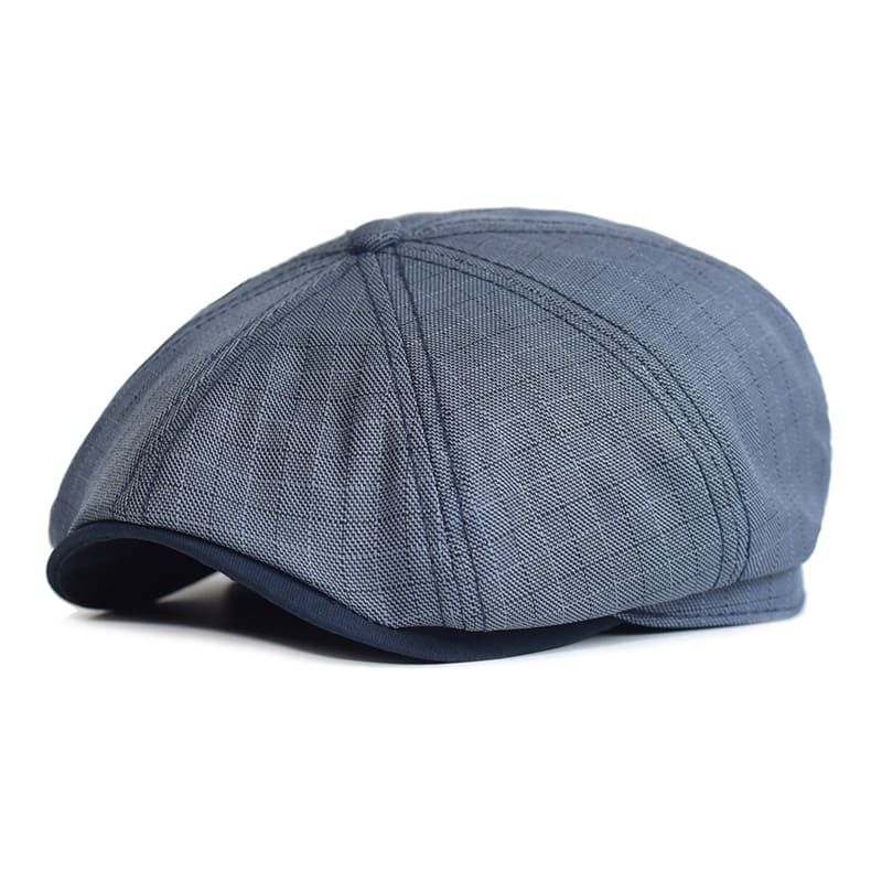 Brampton Plaid Cotton Newsboy Cap