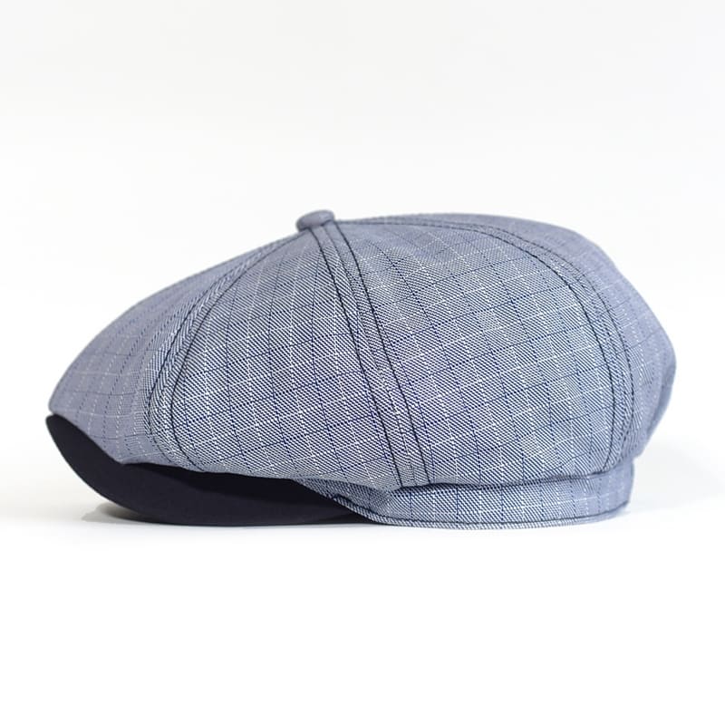 Brampton Plaid Cotton Newsboy Cap