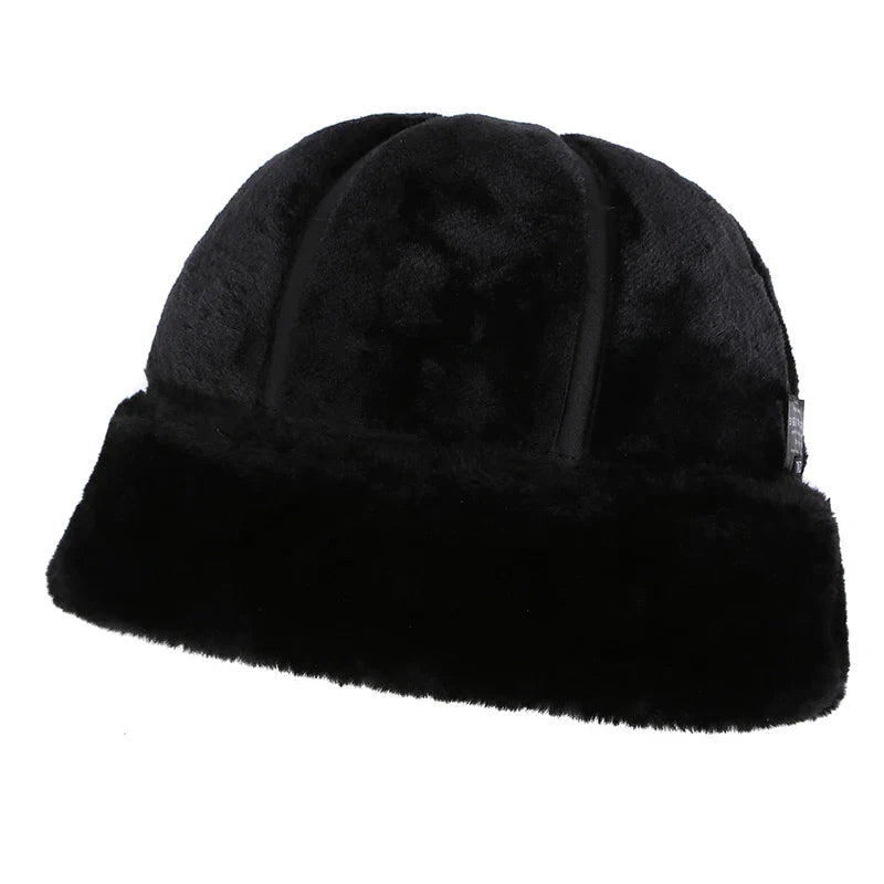 Brest Winter Genuine Leather Docker Cap