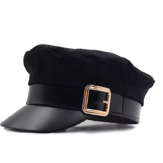 Bristol Black Cotton Sailor Cap