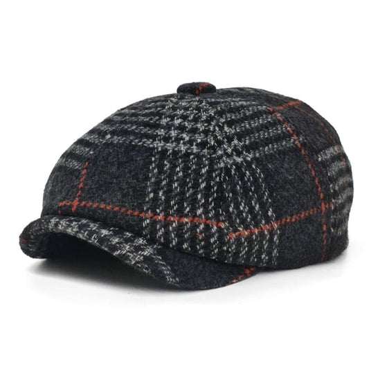 Bristol Tartan Wool Newsboy Cap