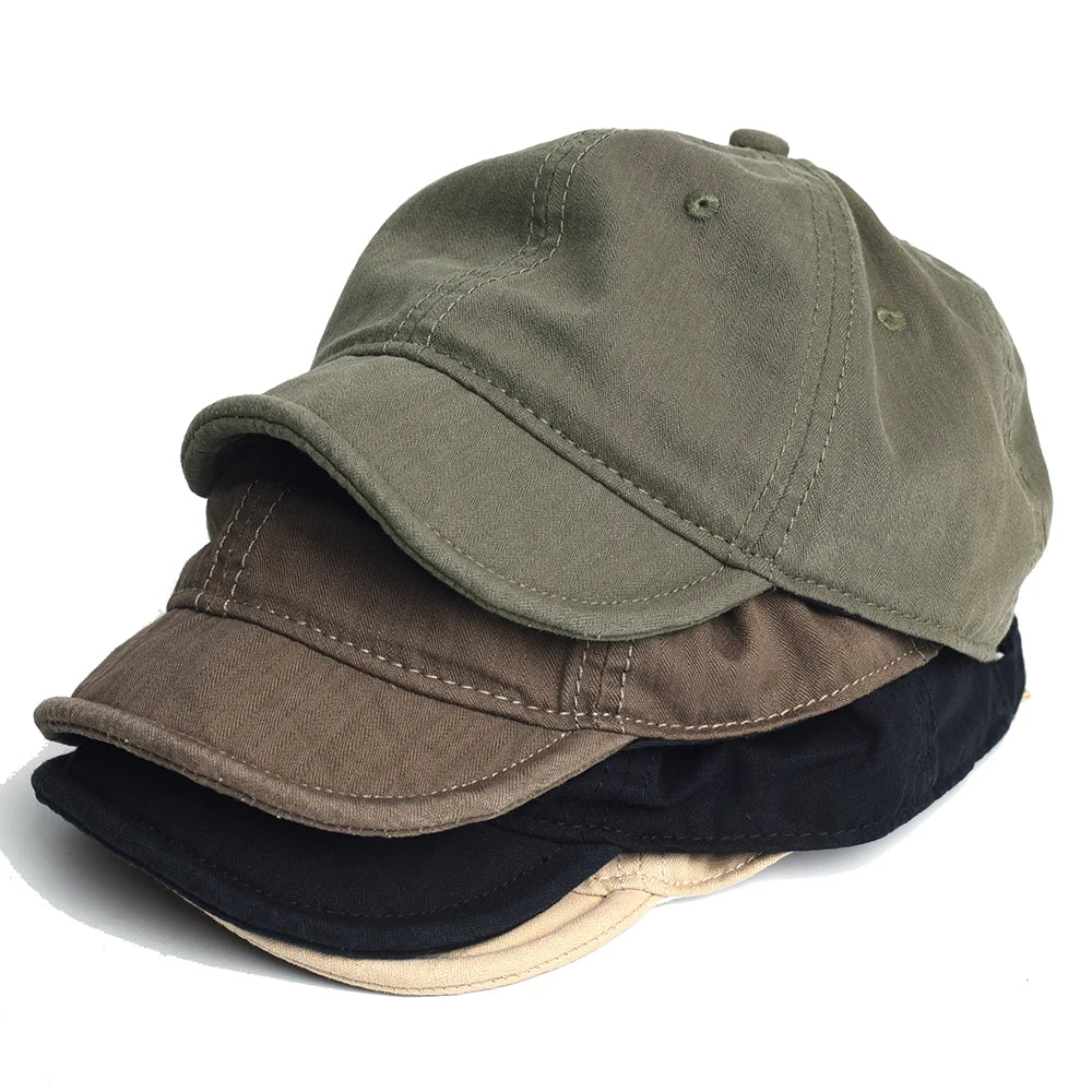 Bruford Short Brim Cotton Baseball Cap