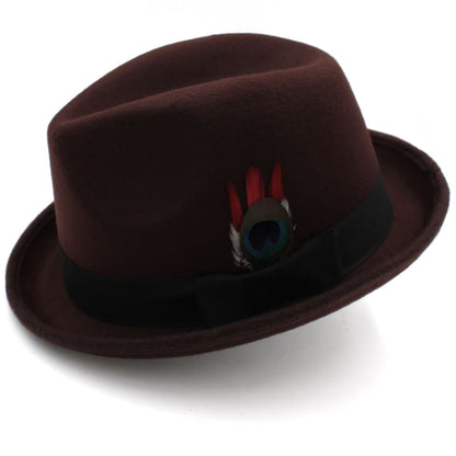 jazz-vintage-fedora-plume-quill-adjustable-fleece-floccus