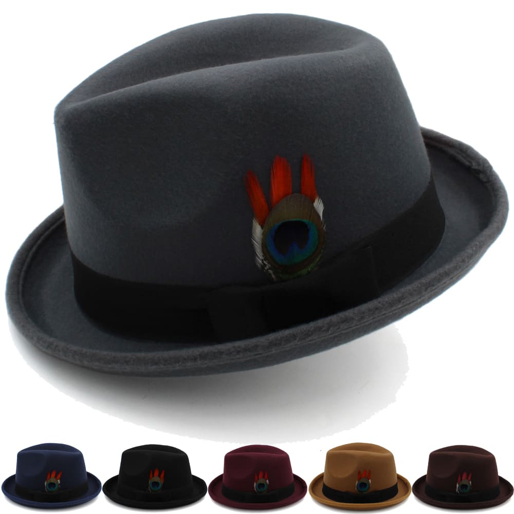 jazz-vintage-fedora-plume-quill-adjustable-fleece-floccus