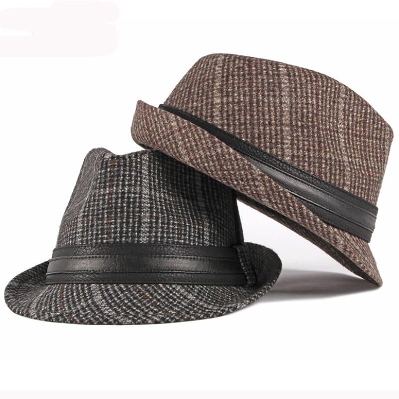 jazz-fedora-hat-vegan-leather-belt-cotton
