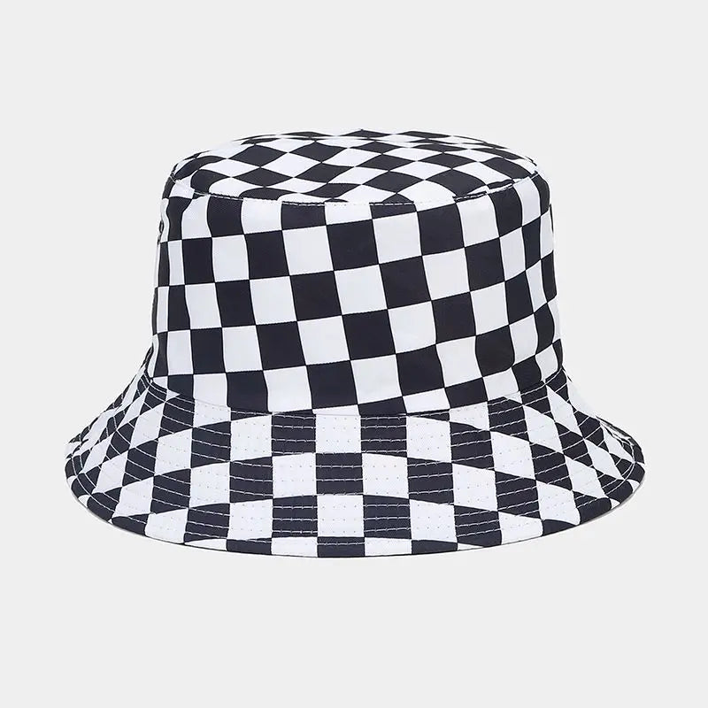 men-women-summer-vintage-checkered-reversible-fisherman-hat