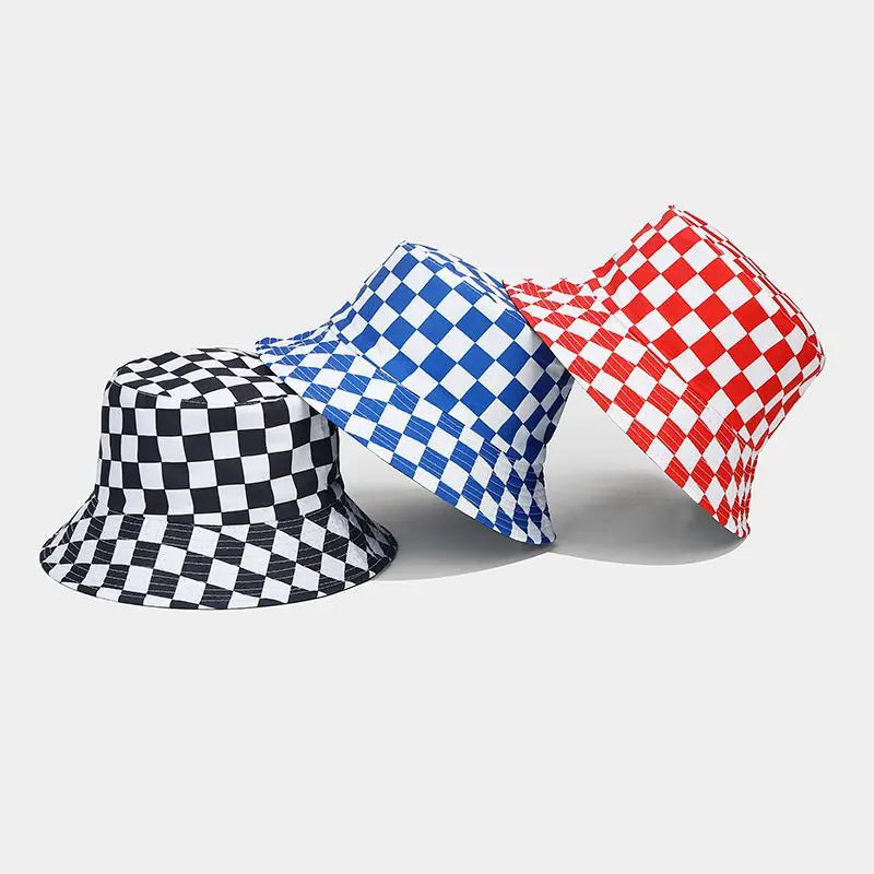 men-women-summer-vintage-checkered-reversible-fisherman-hat