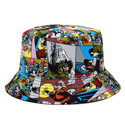 strips-manga-fisherman-headwear-cotton