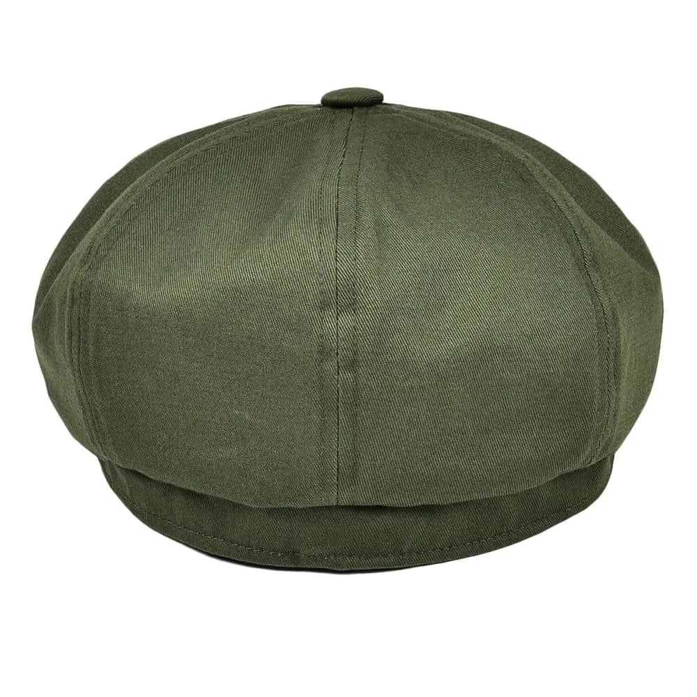 Covent Plain Cotton Newsboy Cap