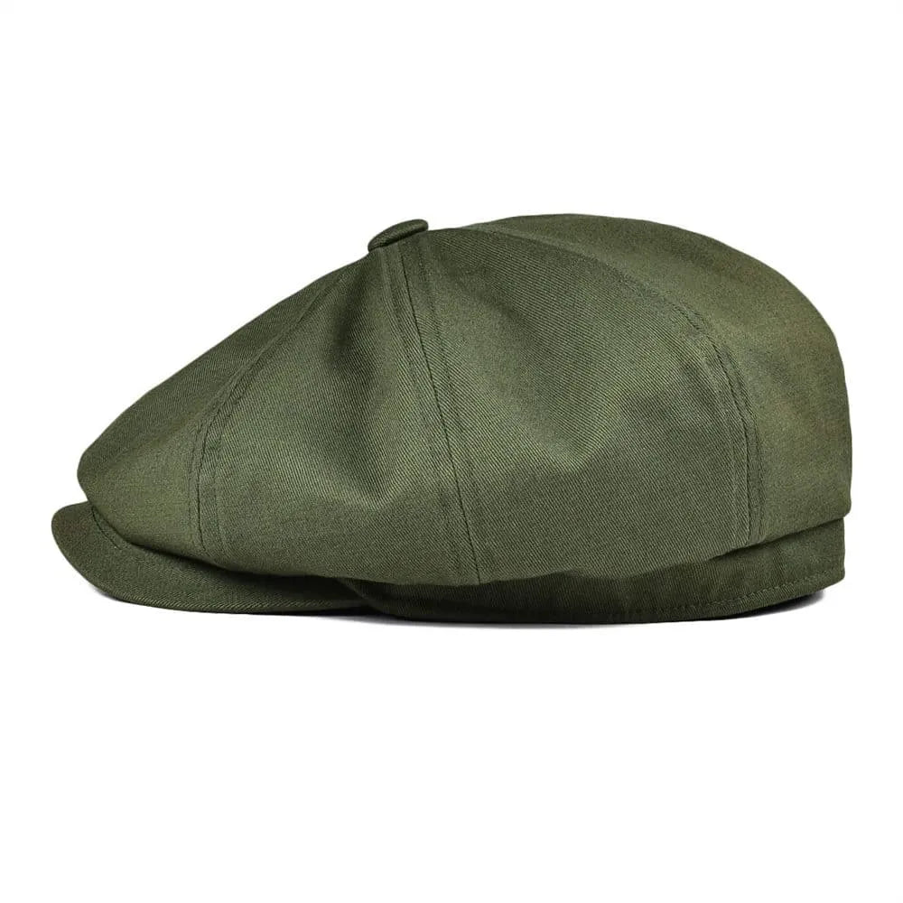 Covent Plain Cotton Newsboy Cap
