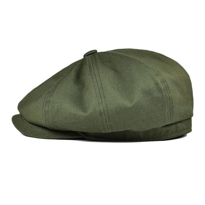 Covent Plain Cotton Newsboy Cap