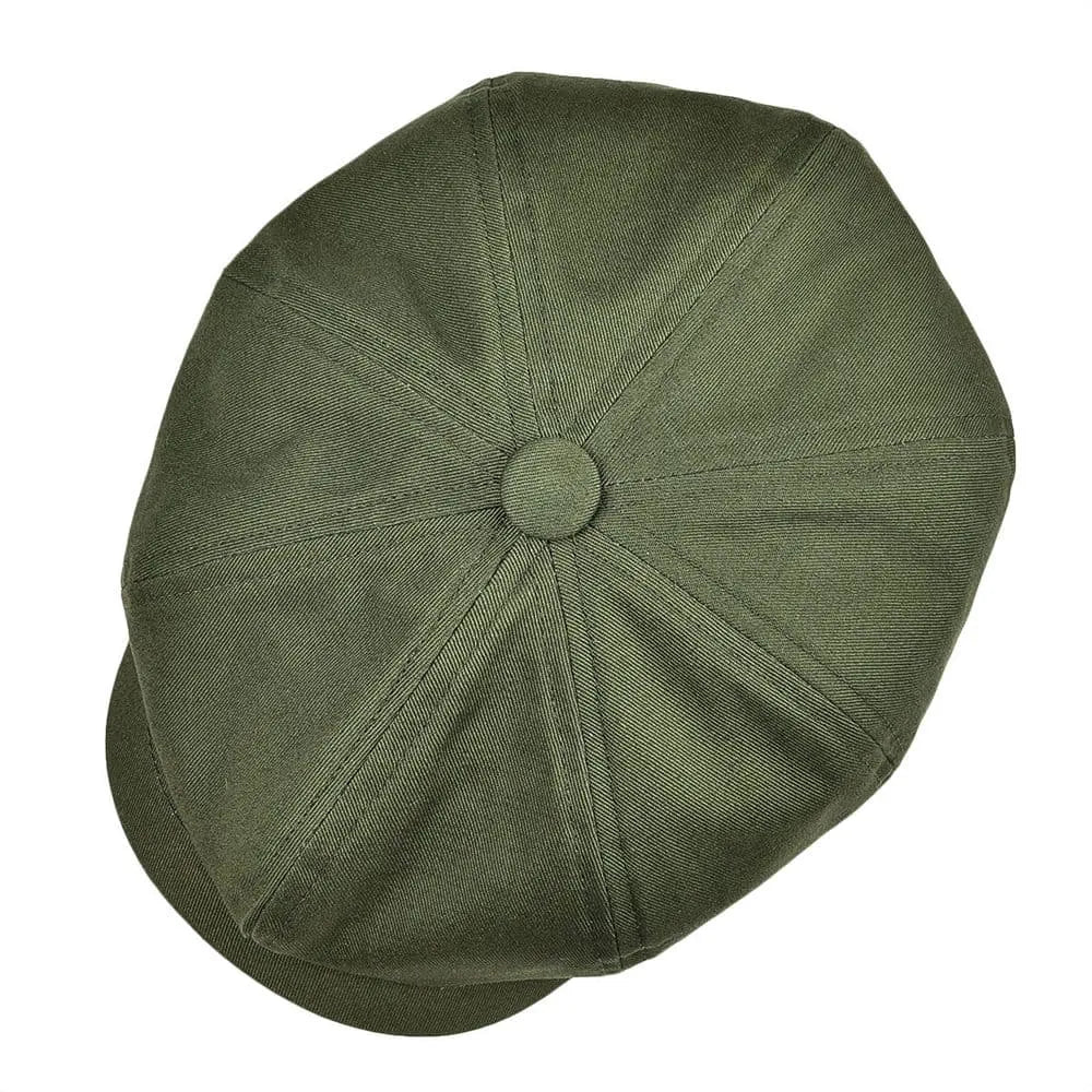Covent Plain Cotton Newsboy Cap