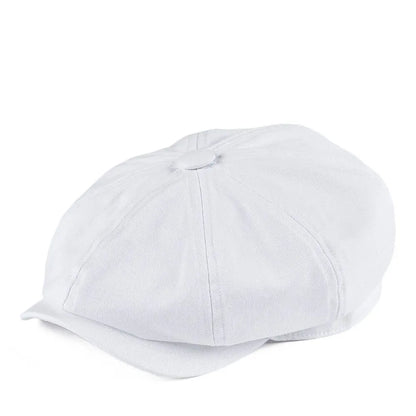 Covent Plain Cotton Newsboy Cap
