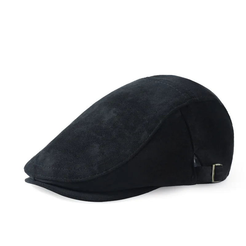 Depardieu Suede Flat Cap