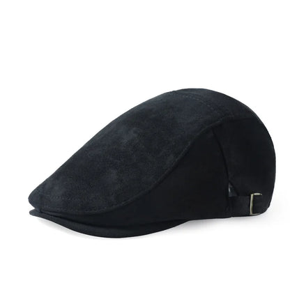 Depardieu Suede Flat Cap