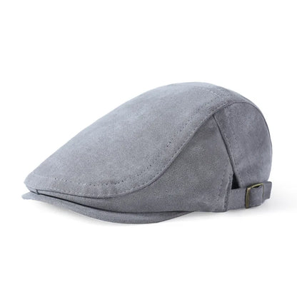 Depardieu Suede Flat Cap