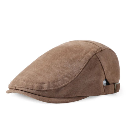 Depardieu Suede Flat Cap