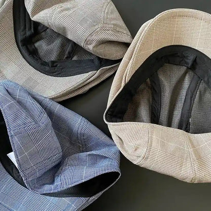 Dormund Tartan Cotton Flat Cap