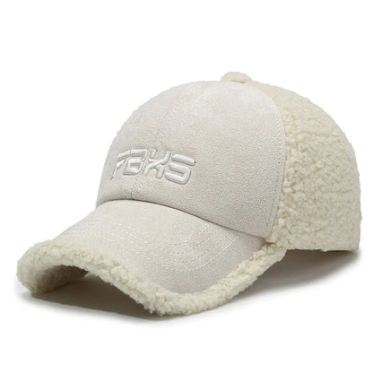 FBXS Winter Fur Cotton Baseball Cap