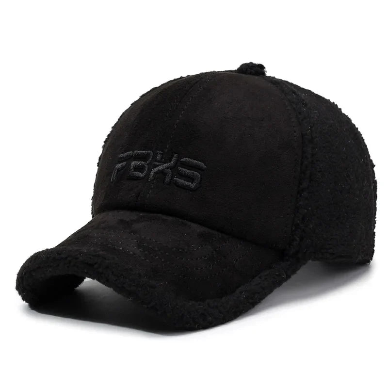 FBXS Winter Fur Cotton Baseball Cap