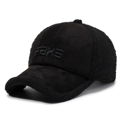 FBXS Winter Fur Cotton Baseball Cap