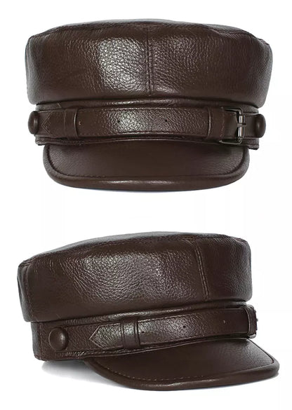 Gascogne Genuine Leather Sailor Cap