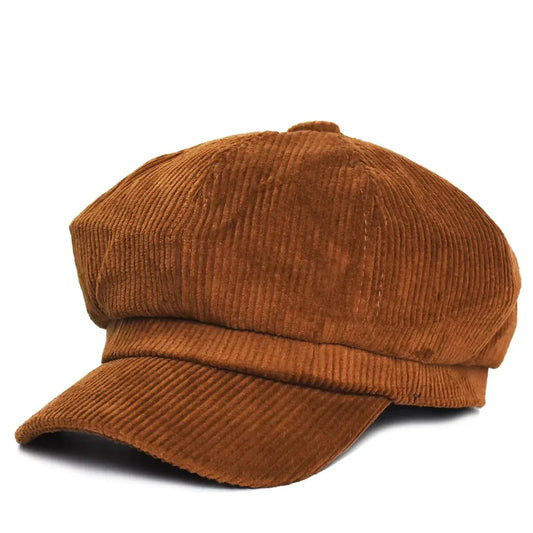 Hadot Corduroy Newsboy Cap