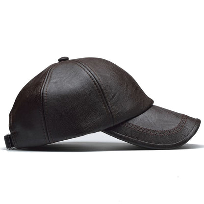 Hartley Leather Baseball Cap