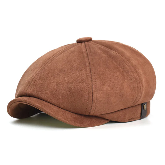 Hayton Suede Newsboy Cap