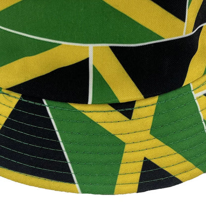 Jamaica Flag Reversible Bucket Hat