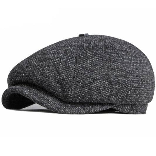 Leeds Thick Plain Newsboy Cap