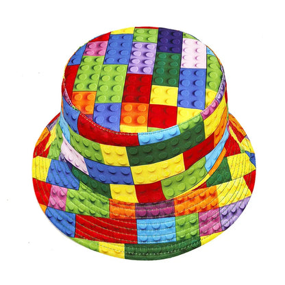 men-women-colorful-mosaic-print-dual-sided-cap