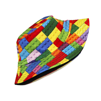 men-women-colorful-mosaic-print-dual-sided-cap