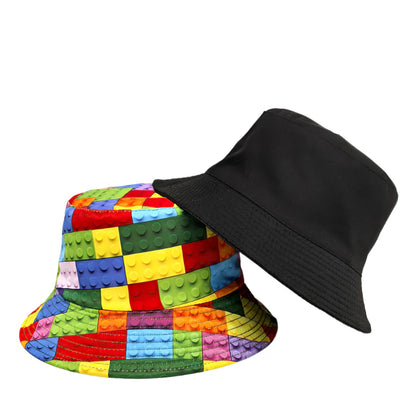 men-women-colorful-mosaic-print-dual-sided-cap