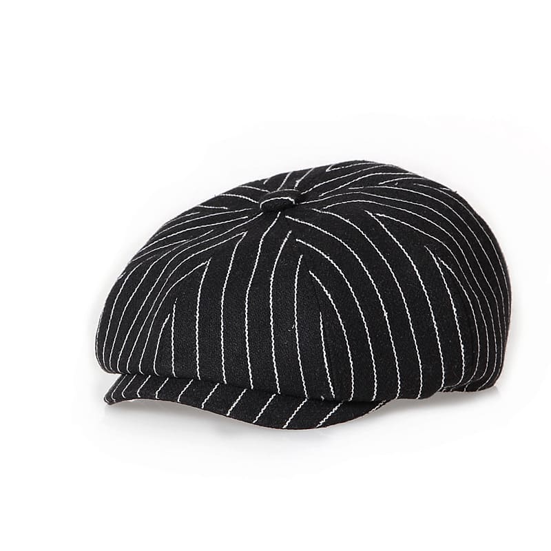 Marbella Striped Newsboy Cap