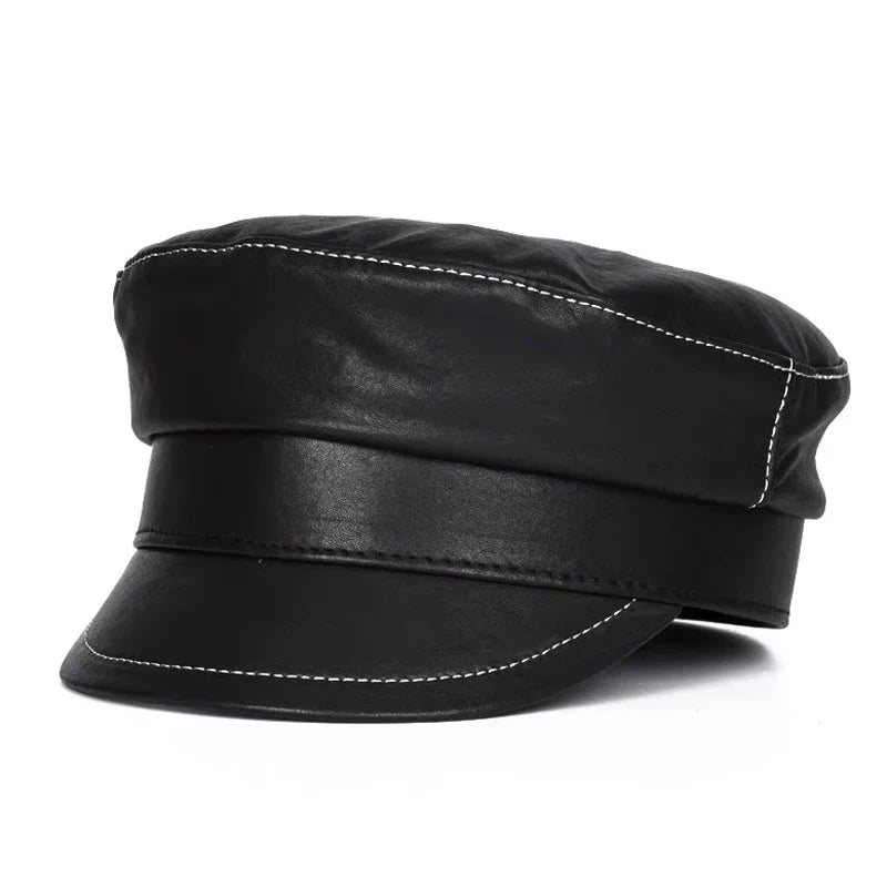 Medford Genuine Leather Sailor Cap