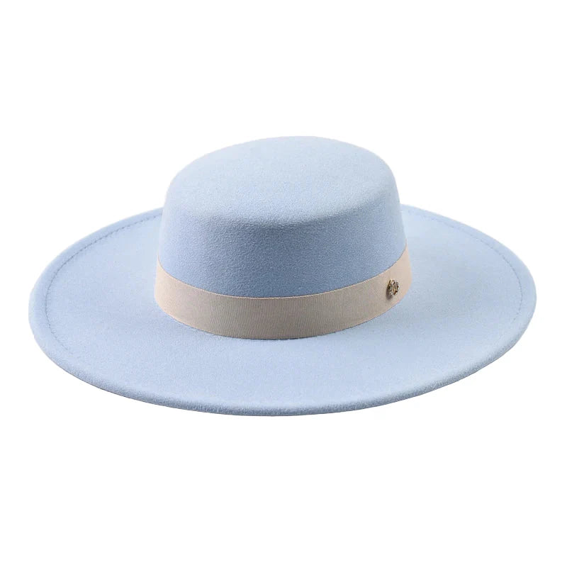 Mettreux Wide Brimmed Boater Hat